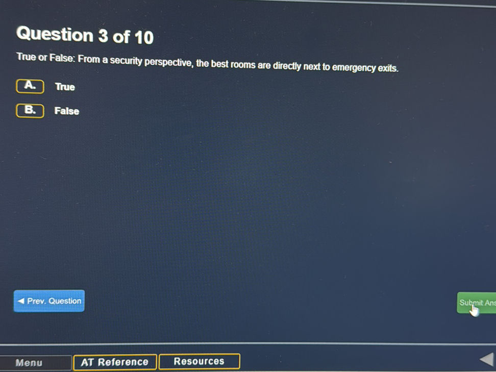 Question 3 of 10 True or False From a StudyX