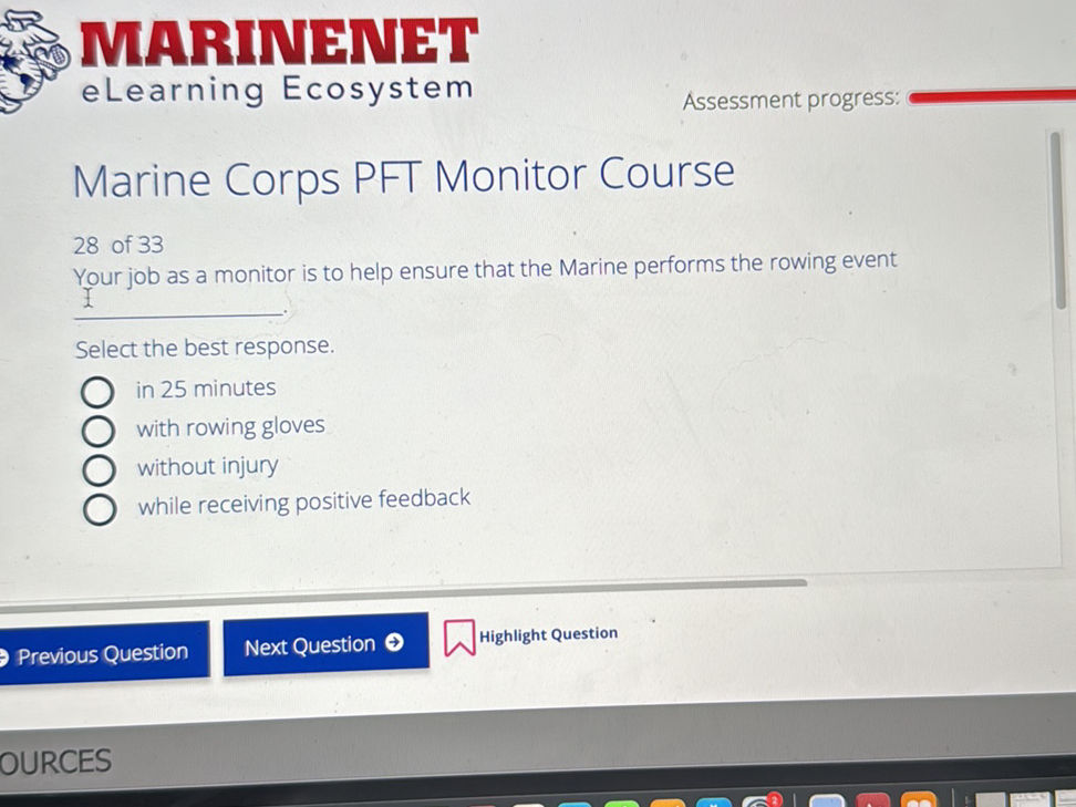 MARINENET eLearning Ecosystem Assessment