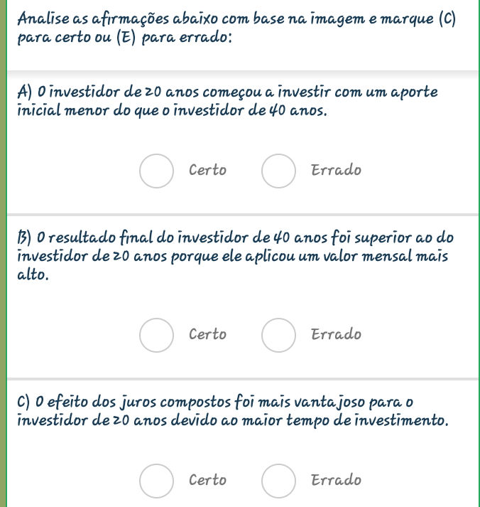 Analise as afirmações abaixo com base na | StudyX