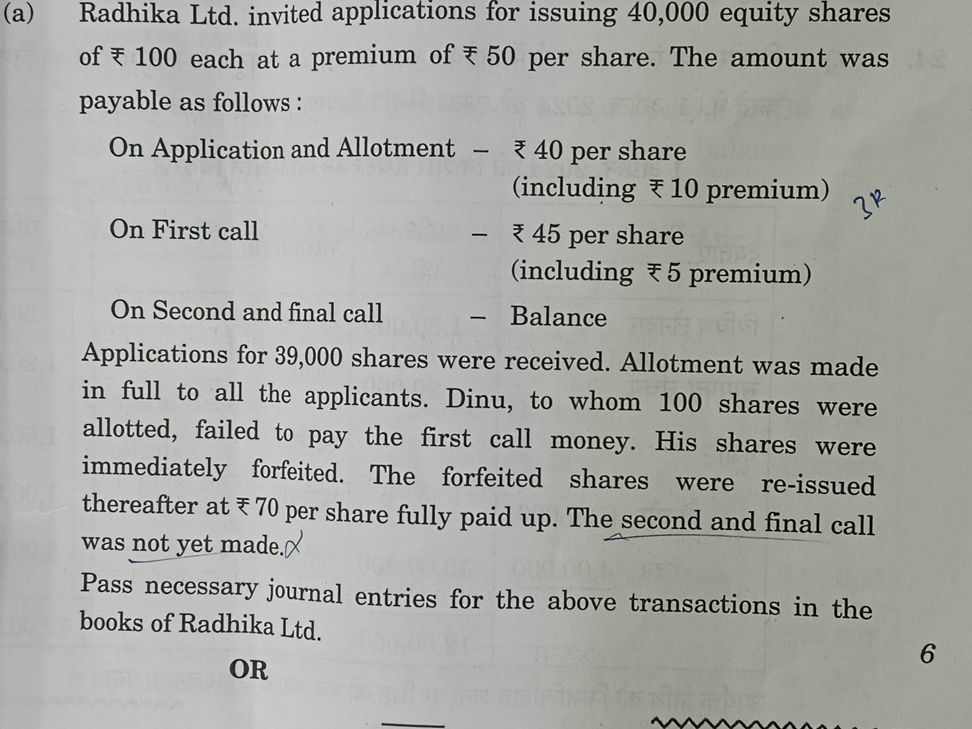 Radhika Ltd. invited applications for