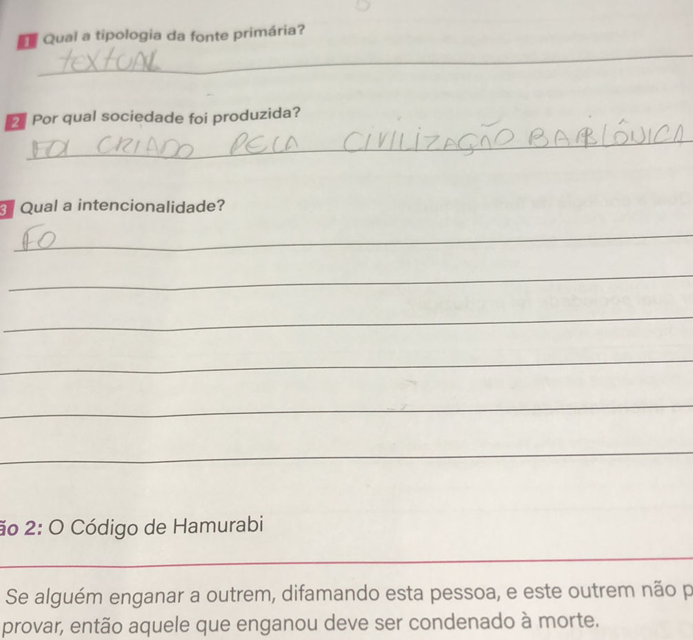 1 Qual a tipologia da fonte primária? | StudyX