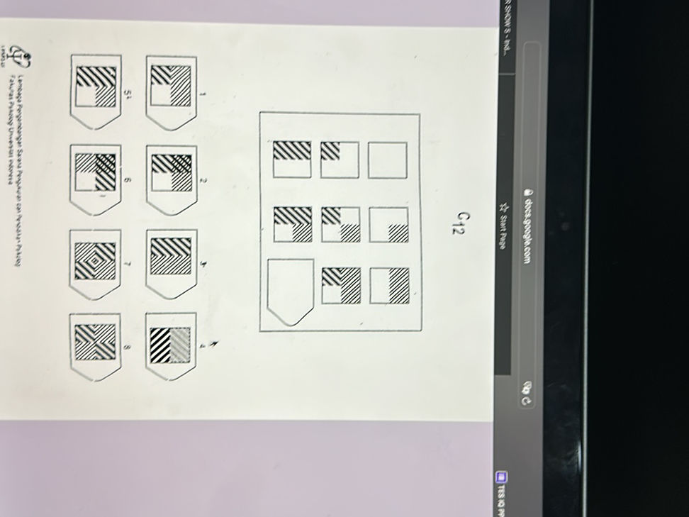The image presents a pattern recognition | StudyX
