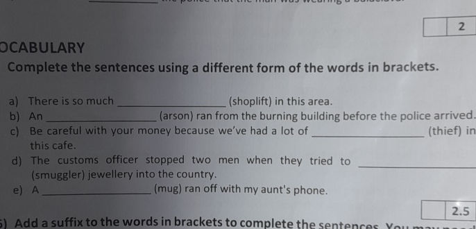 Sentence Using Differ Complete the sentences using a different