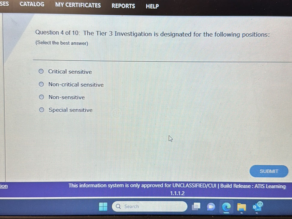 Tier 3 Investigation Is Designated For