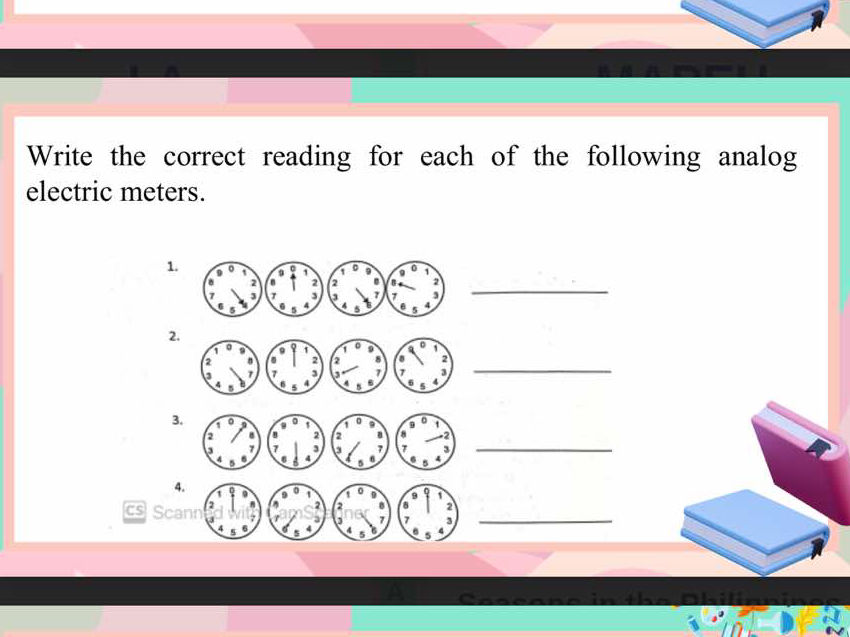 Meter Reading Homework Write the correct reading for each of the | StudyX