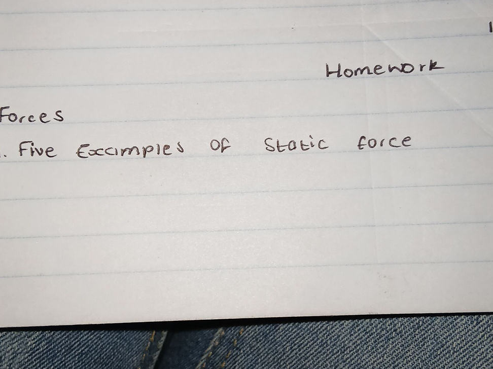 Examples of Static Force | StudyX