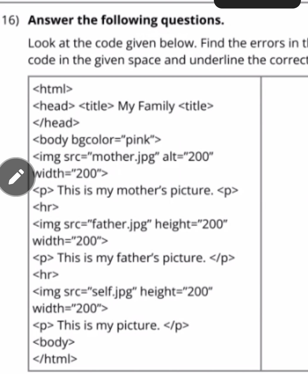 16) Answer the following questions. Look at | StudyX