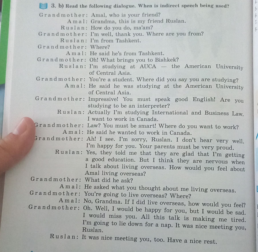 3. b) Read the following dialogue. When is | StudyX