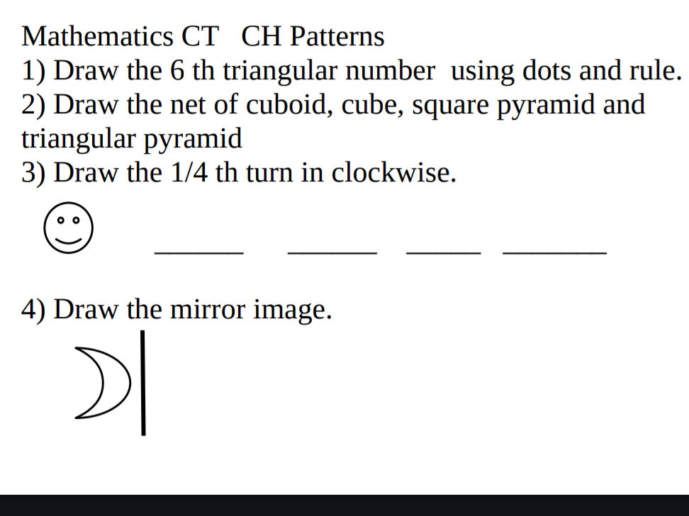 1) Draw the 6 th triangular number using | StudyX