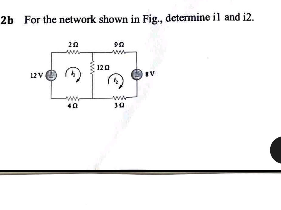 For the network shown in Fig., determine i1 | StudyX
