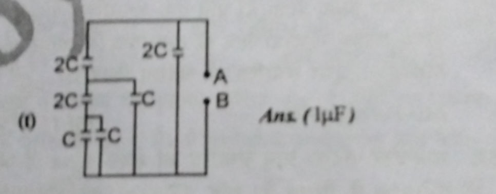 Calculate the equivalent capacitance between | StudyX