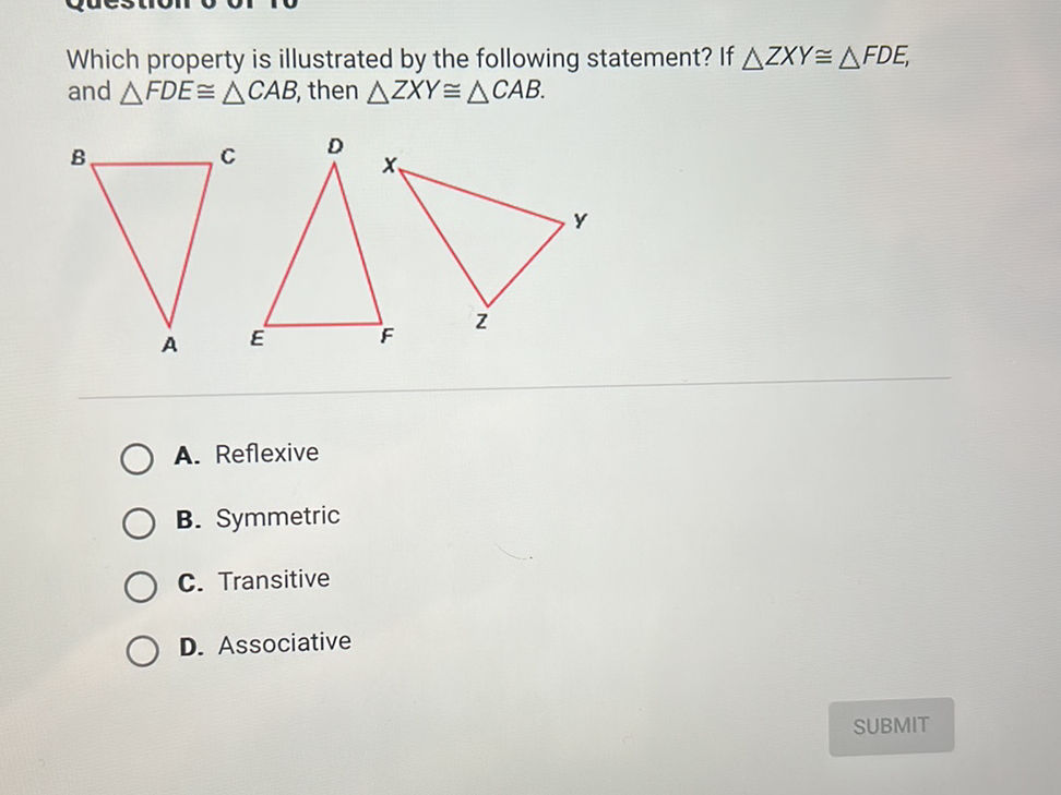 Which Property Is Illustrated By The Following Statement