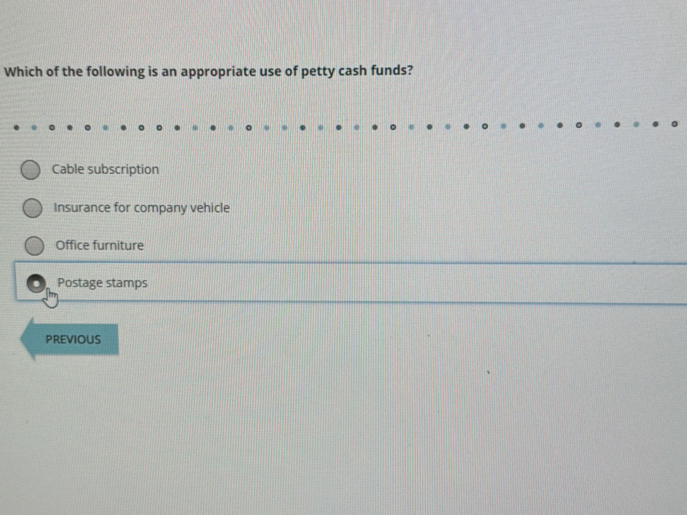 Which of the following is an appropriate use | StudyX