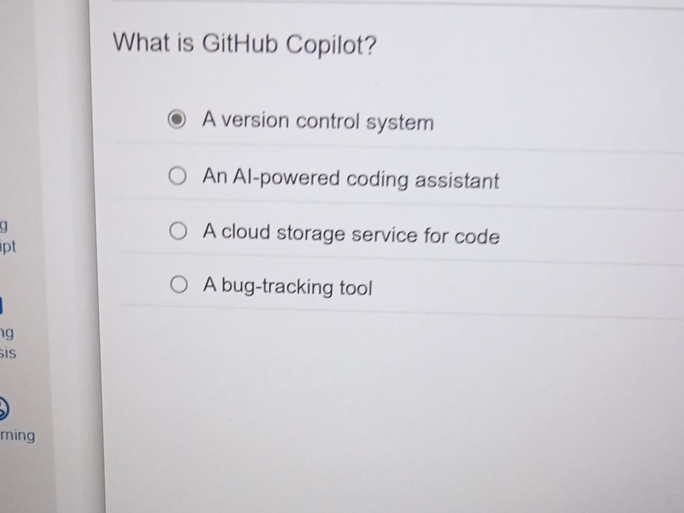 What is GitHub Copilot? A version control | StudyX