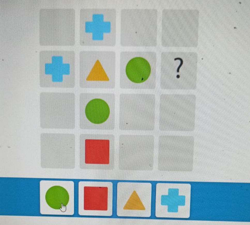 Shape Goes In What shape goes in the question mark? | StudyX