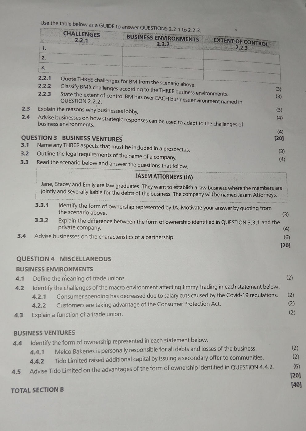 Use the table below as a GUIDE to answer | StudyX