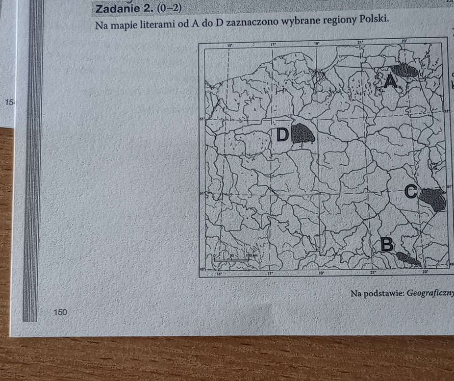 Wybrane Regiony Polski Sprawdzian 2 Gimnazjum