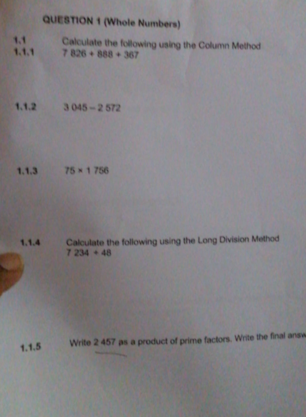 1. Calculate the following using the Column | StudyX