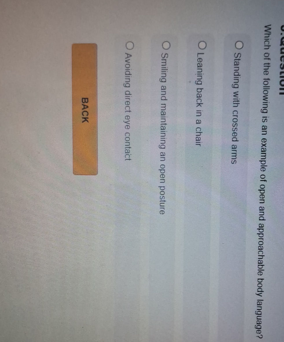 Which of the following is an example of open