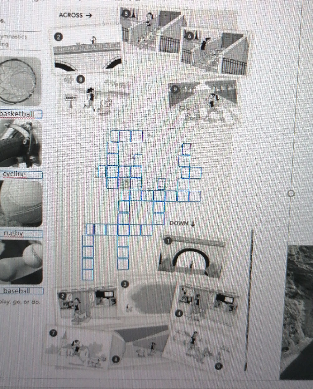 The image shows a crossword puzzle with | StudyX