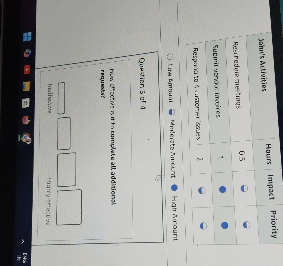 Question 3 of 4 How effective is it to | StudyX