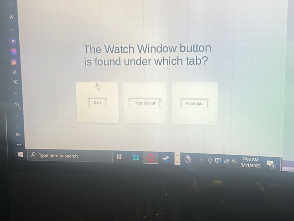 Window Button Layout Full The Watch Window button is found under which | StudyX