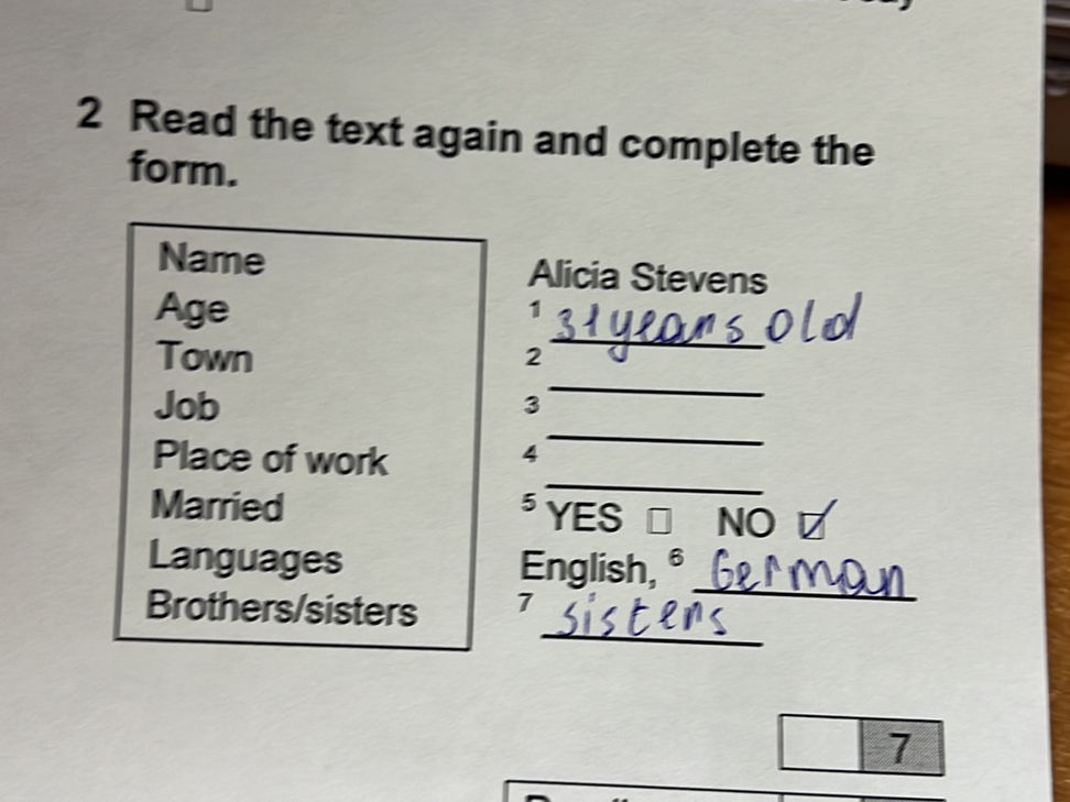 2 Read the text again and complete the form. | StudyX