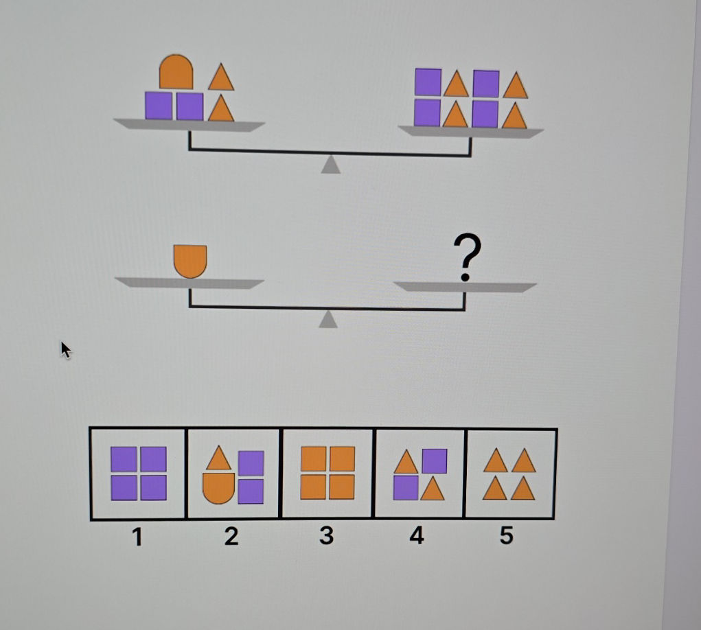 Balance Square Examples Which of the following options will balance | StudyX