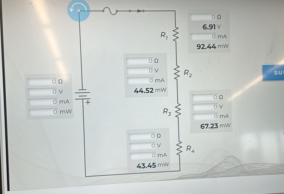 Resistor Of R1 R2 R3 R4 The image shows a circuit diagram with | StudyX