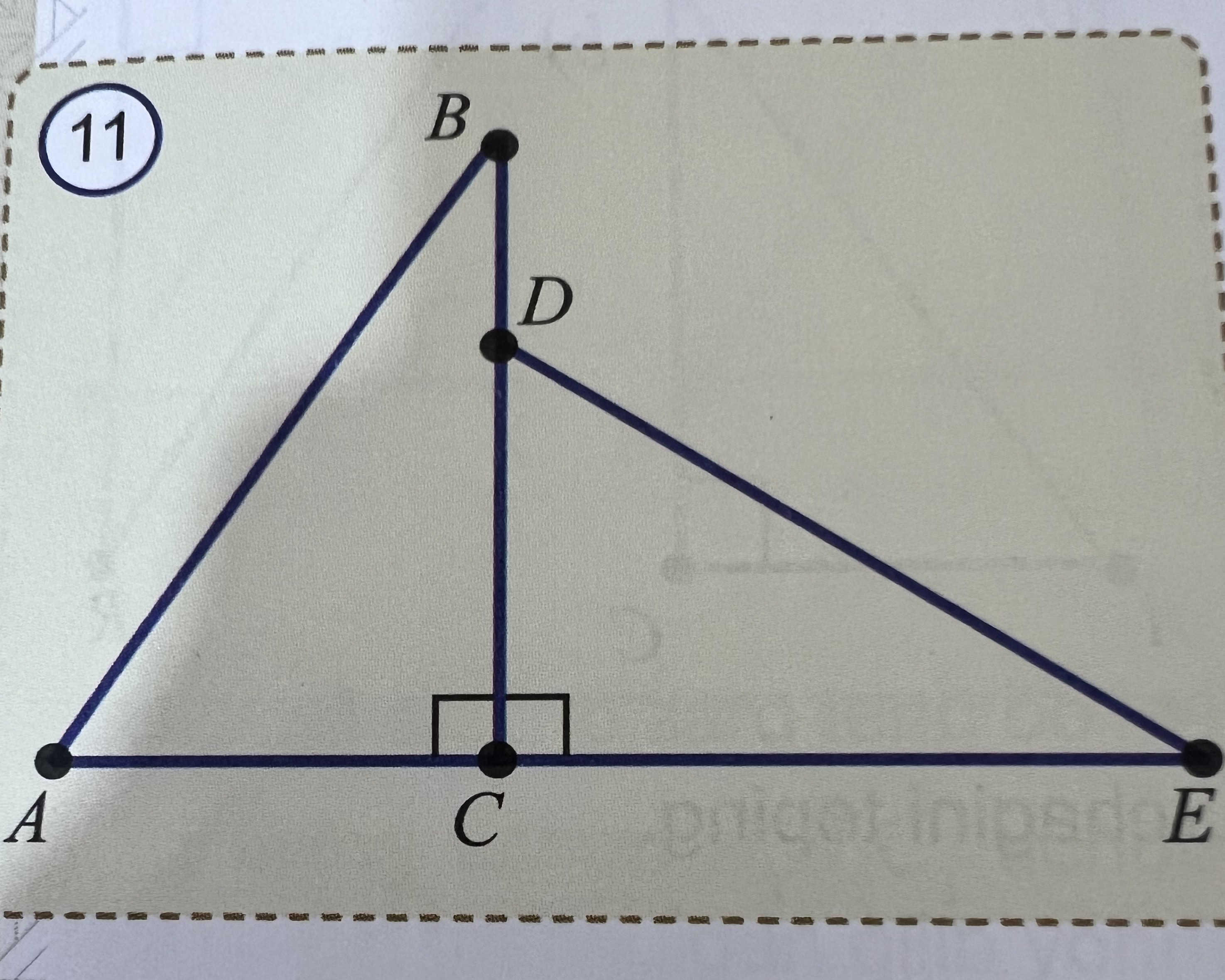 The image shows a geometric diagram with | StudyX