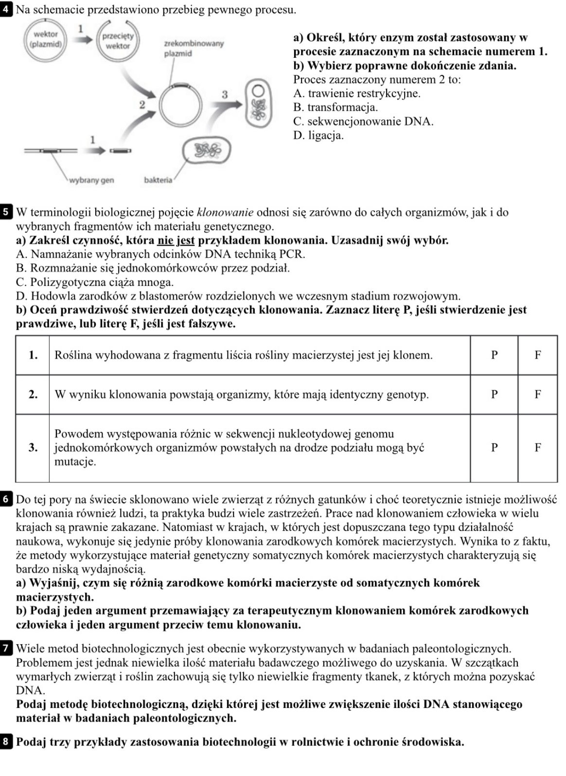 4. Na schemacie przedstawiono przebieg | StudyX