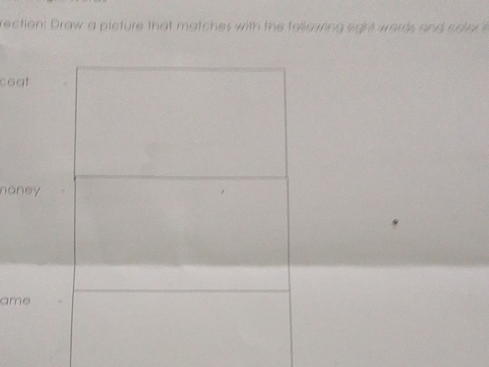 Draw a picture that matches with the