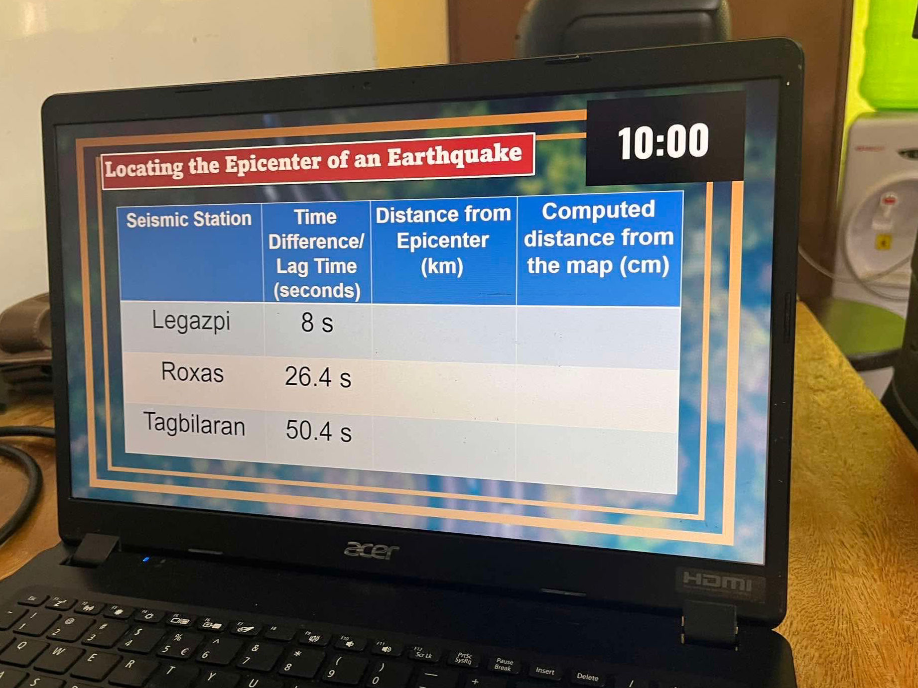 Locating the Epicenter of an Earthquake | | StudyX