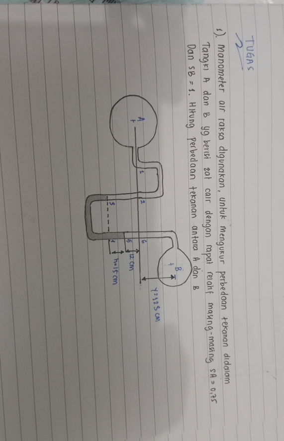1). Manometer air raksa digunakan, untuk | StudyX