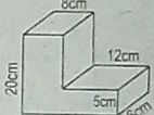 The image shows a 3D shape with the | StudyX