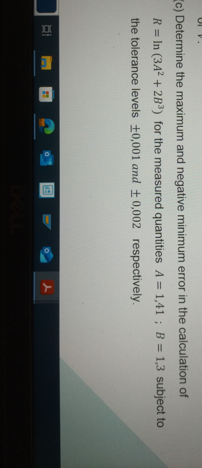 (c) Determine the maximum and negative | StudyX