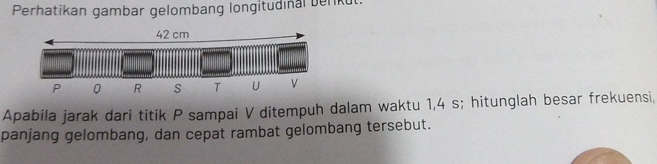 Perhatikan Gambar Gelombang Longitudinal Studyx