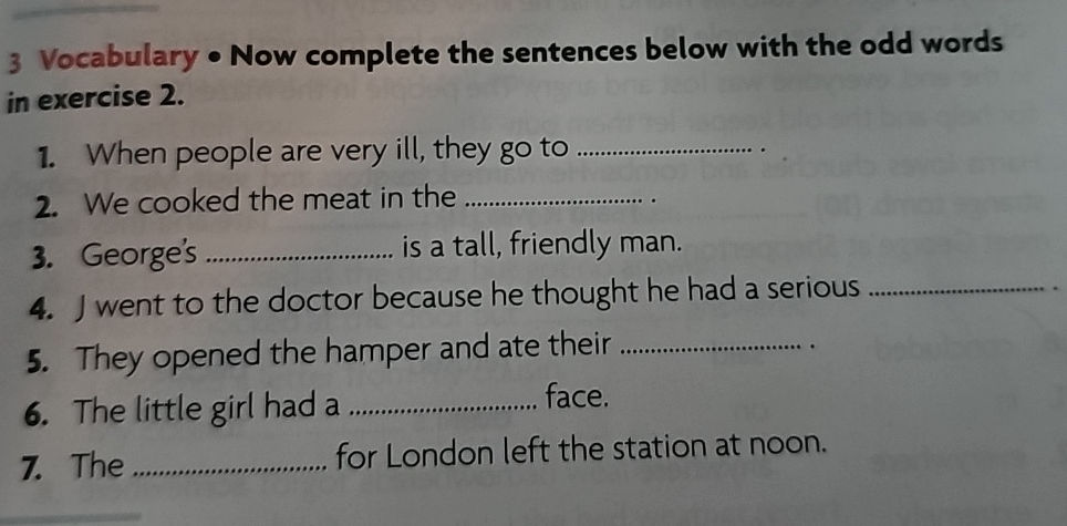 Sentences Using Now That 3 Vocabulary. Now complete the sentences | StudyX