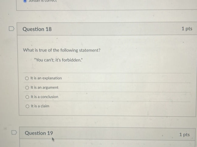 Question 18 What is true of the following | StudyX