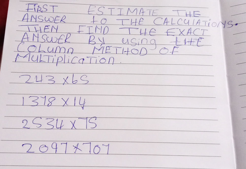 FIRST ESTIMATE THE ANSWER TO THE | StudyX
