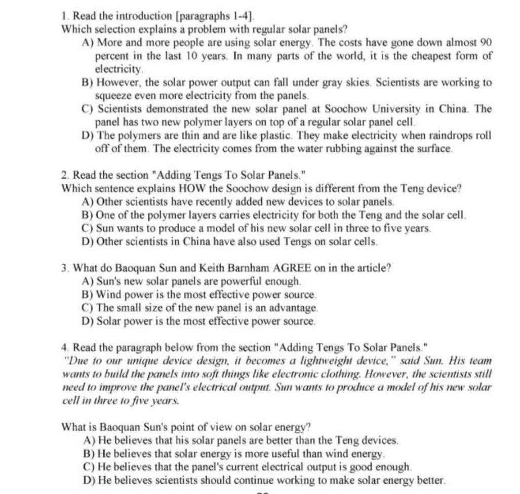 1. Read the introduction [paragraphs 1-4]. | StudyX