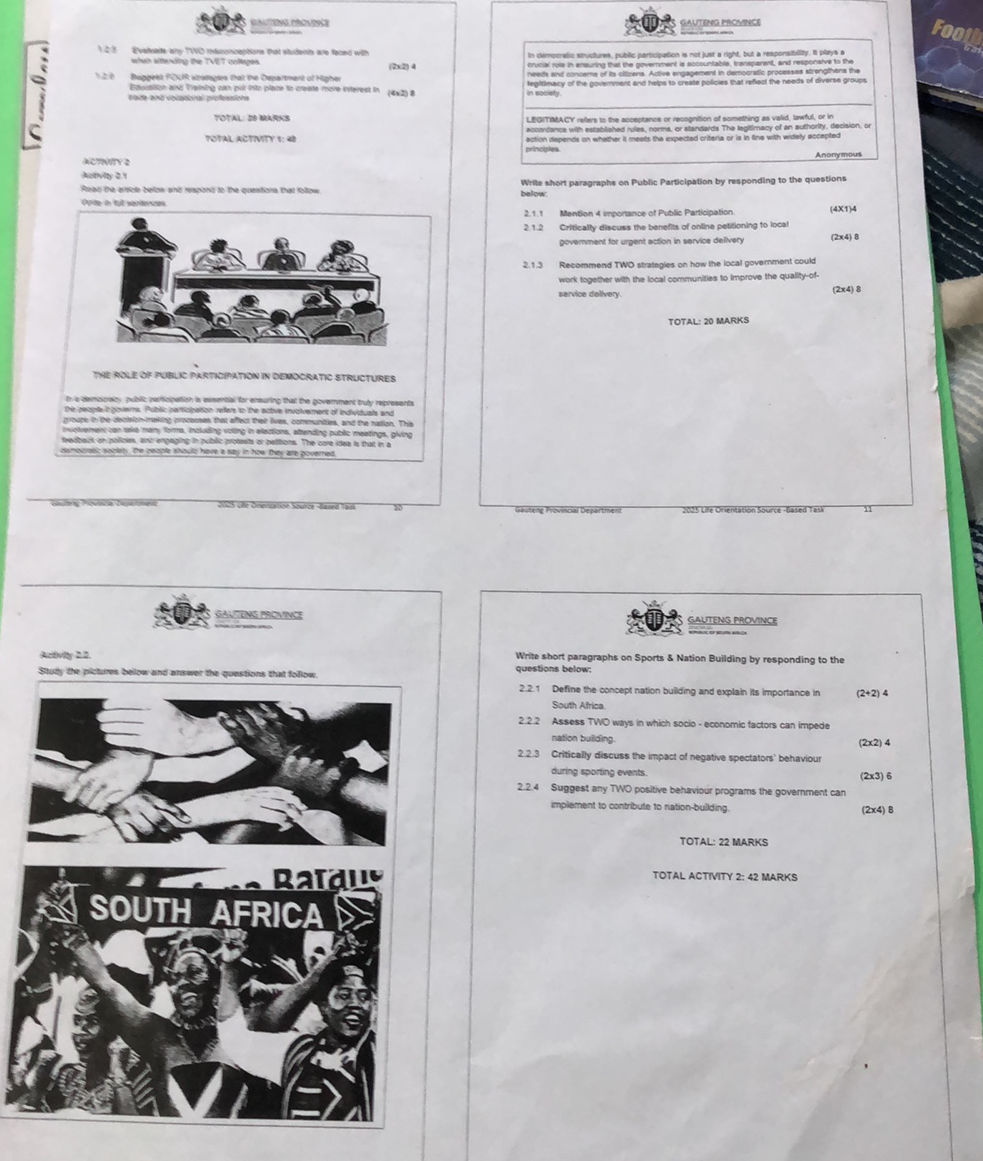 Activity 2.1 Read the article below and | StudyX