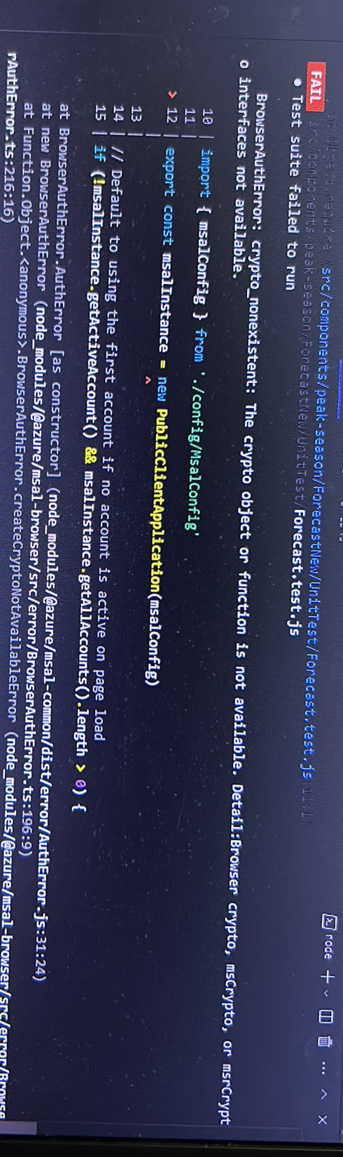 javascript import { msalConfig } from | StudyX