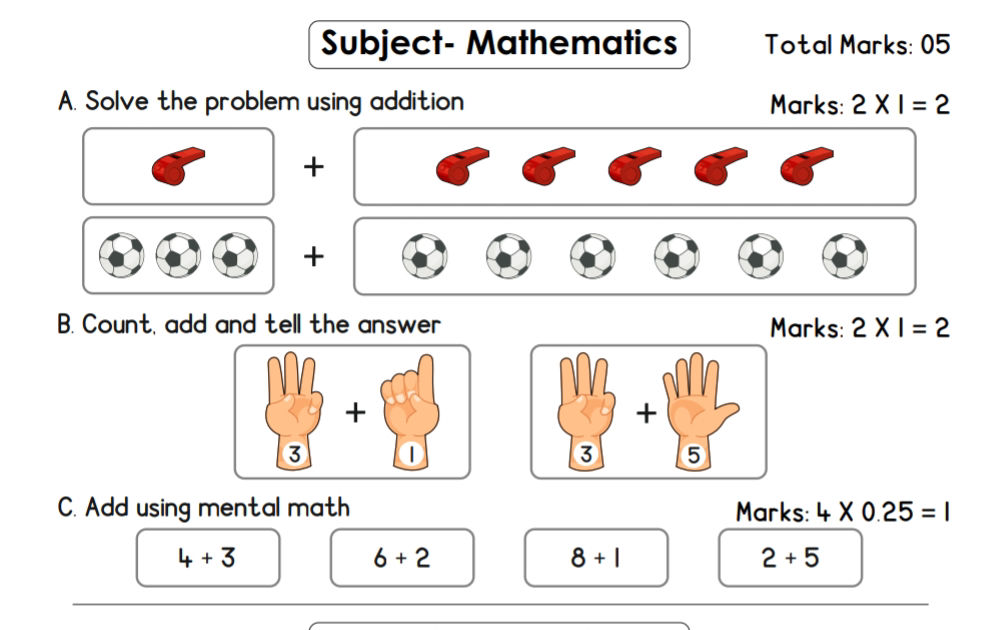 A. Solve the problem using addition + + B. | StudyX
