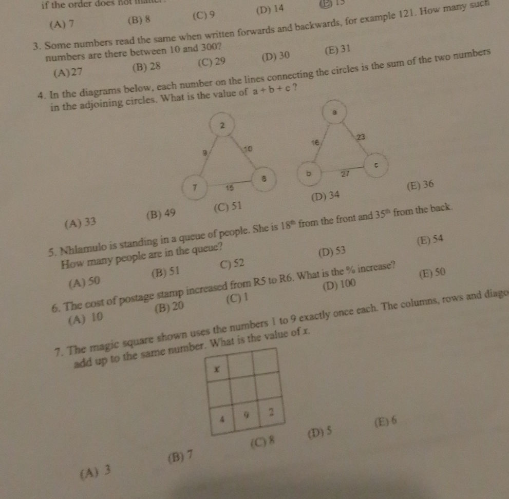 3. Some numbers read the same when written | StudyX