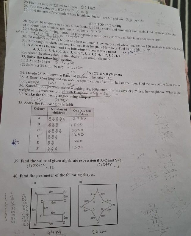 Table C In Statistics Solve the following data table. | Colony