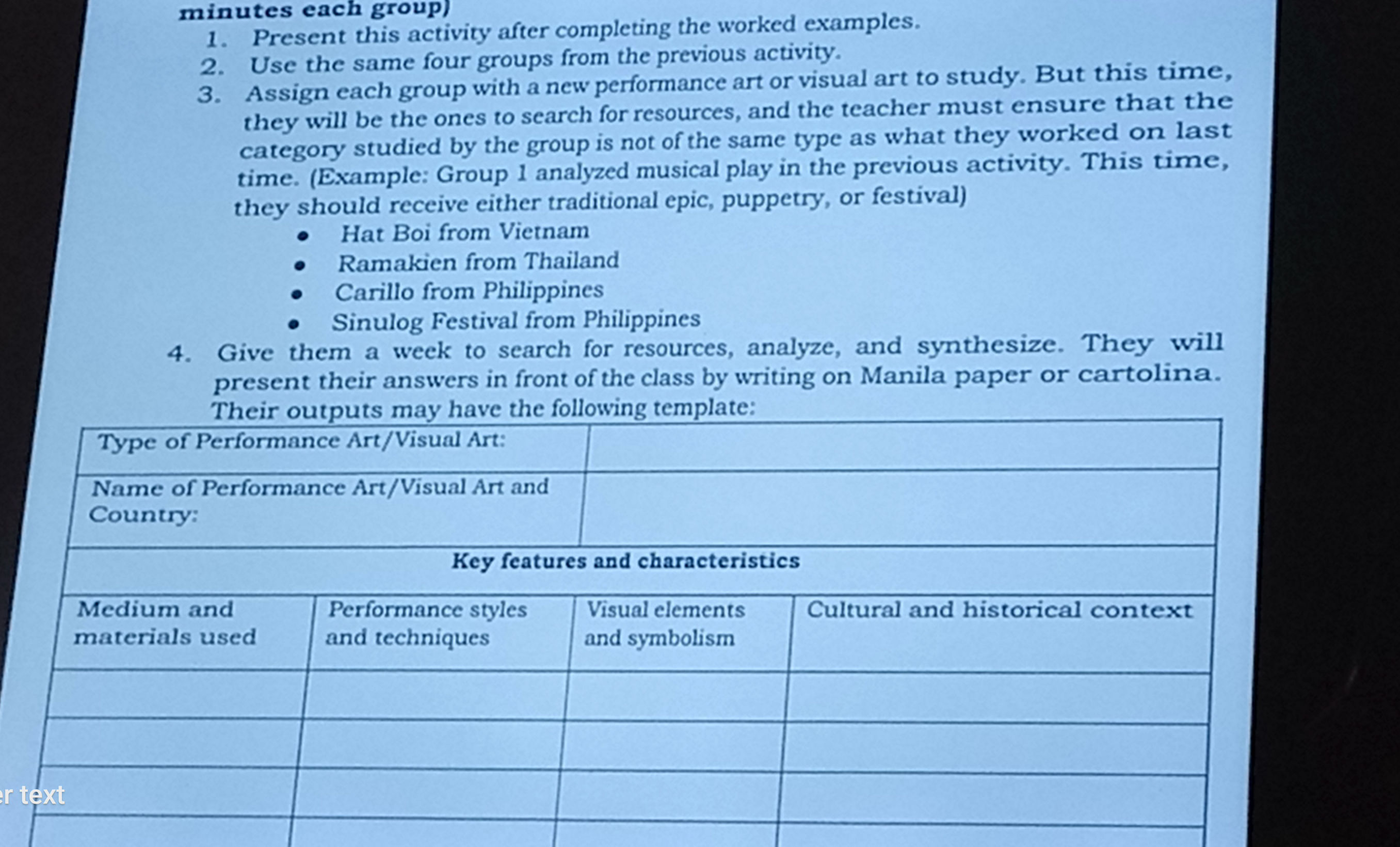 1. Present this activity after completing | StudyX