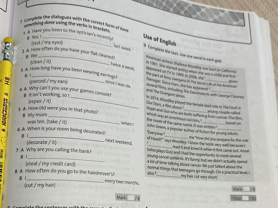 7 Complete the dialogues with the correct | StudyX