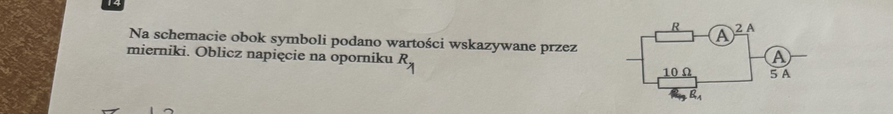 Na schemacie obok symboli podano wartości | StudyX