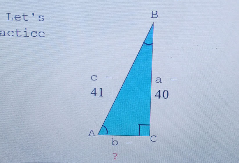 Right Triangle Labed Given a right triangle with sides labeled as | StudyX